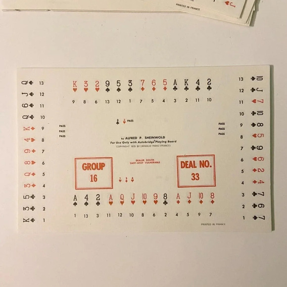 Vintage 1979 Autobridge Game Grimaud For Intermediate to Advanced Players - Picture 11 of 15